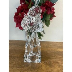 Vintage Mikasa Herald Collection Crystal Angel Violin Figurine Germany Decor